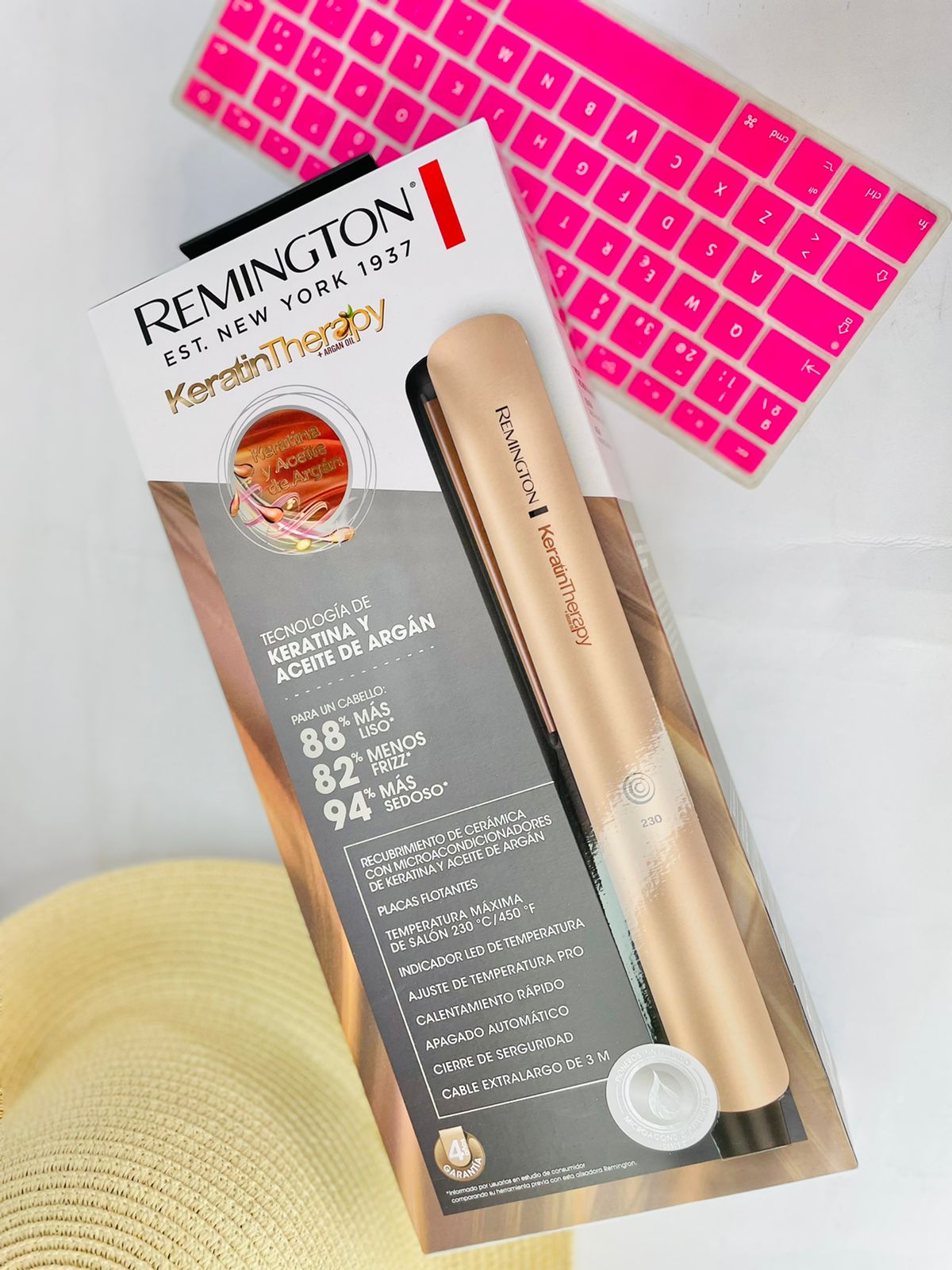 Miniatura 1 de PLANCHA REMINGTON KERATINA ORIGINAL